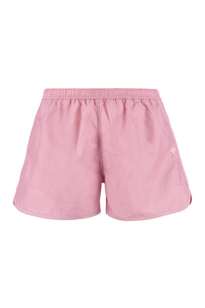 Shorts da mare con logo-0